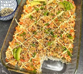 sushi bake recipe imitation crab sushi casserole, sushi bake recipe imitation crab 5a