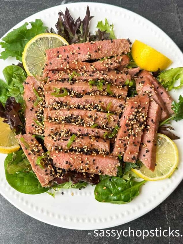 sticky baked asian chicken wings fall off the bone, air fryer tuna steak