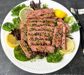 easy air fryer tuna steak fresh ahi tuna steak, air fryer tuna steak 2