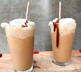 coffee banana peanut butter smoothie with dates, coffee banana PB smoothie