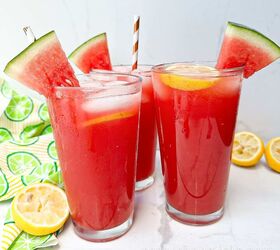 Easy Fresh Watermelon And Lemon Juice