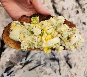 high protein dill pickle egg salad