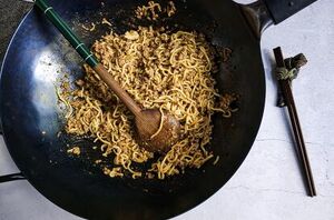 All you need for these Chinese Dan Dan noodles are some sauces, cooked noodles, and ground pork