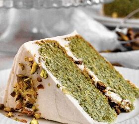 12 pistachio desserts everyones obsessed with right now, Gluten Free Pistachio Cake Dairy Free