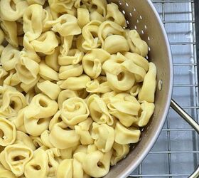 She takes a bag of tortellini pasta and turns it into an incredible appetizer with almost no effort!