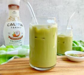 Iced Pineapple Matcha Latte