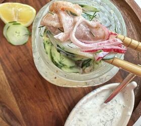 Smoked Salmon Cucumber Salad