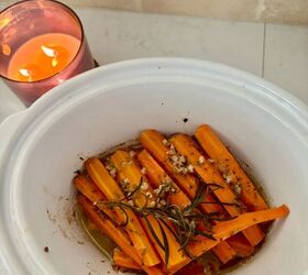 Crockpot Honey Rosemary Carrots