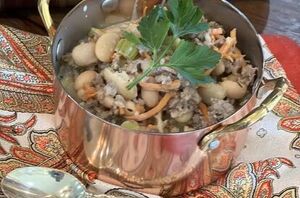 This hearty, dairy-free soup is perfect for a cold winter day
