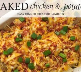 baked chicken and potatoes, baked chicken potato recipe