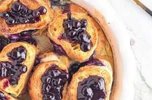 Give French toast a serious upgrade with this delicious blueberry stuffing recipe