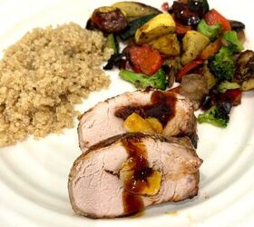 Apricot and Cherry Stuffed Pork Tenderloin