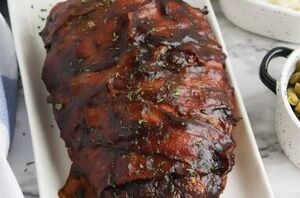 This easy BBQ-flavored meatloaf can be prepared in minutes (new family favorite!)