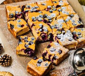 pumpkin blueberry cheesecake bars
