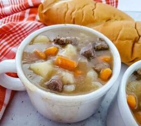 This crockpot beef stew recipe is simple to make and absolutely delicious!