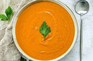 This tomato soup will be your new favorite go-to recipe when you're craving something quick and satisfying