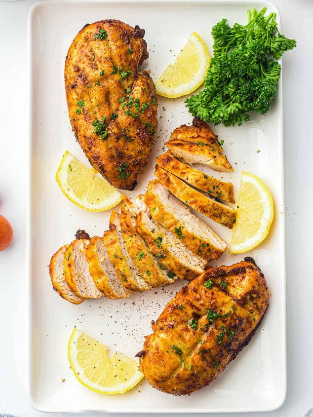 15 quick easy air fryer recipes youll want to make on repeat, The Ultimate Air Fryer Chicken Breast Recipe Tender Inside Crispy Ou