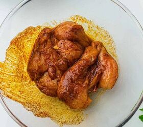 the ultimate air fryer chicken breast recipe tender inside crispy ou, Coat the chicken and let it marinate