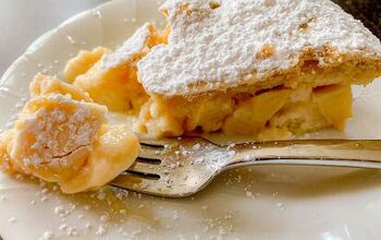 Magic Cake With Autumn Apples