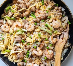 shrimp and chicken fried rice, Shrimp and Chicken Fried Rice