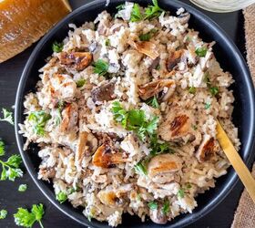 Creamy Mushroom Chicken and Rice