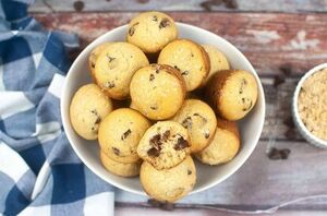 You will never guess what these chocolate chip muffins are made from (delish!)