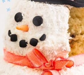 how to make a frosty snowman coconut bundt cake