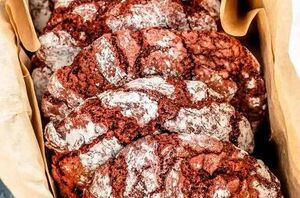 The mouthwatering surprise in these red velvet cookies is genius!