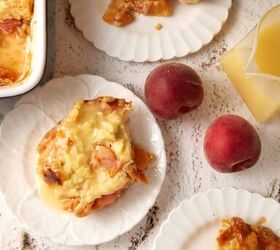 We can't decide if this scrumptious peach treat is breakfast or dessert—it's so good, why not make it both?!