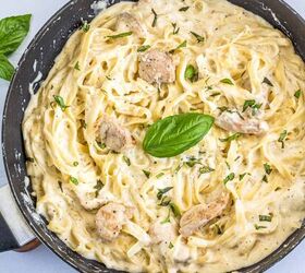 crock pot chicken alfredo slow cooker chicken alfredo recipe, Overhead image of Crock Pot Chicken Alfredo