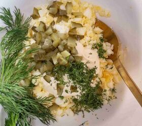 egg salad with dill pickles, Egg Salad with Dill Pickles