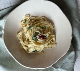homemade fettuccine pasta