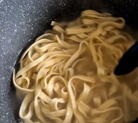 homemade fettuccine pasta