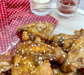 Air-Fried Garlic Honey Chicken Wings