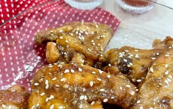 Air-Fried Garlic Honey Chicken Wings