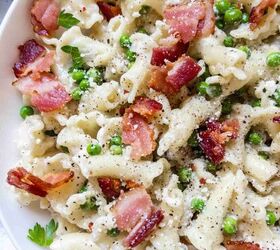 Pasta and Peas With Bacon Foodtalk