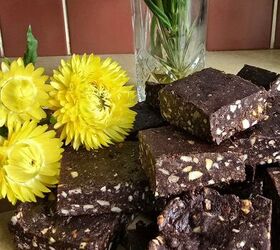 fudgy no bake nut bar