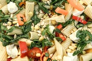 You will never guess what she puts in her pasta to make it so flavorful and fresh