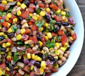 Cowboy caviar is an easy, light, and fresh dip that's perfect for parties, potlucks, and cookouts!