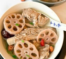 delicious and healthy chicken celery stir fry recipe, lotus root soup recipe 3