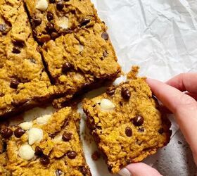 These moist & chewy pumpkin chocolate chip bars are packed with sweet, lip-puckering flavor