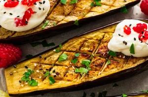 This golden, soft, and tender roasted eggplant recipe turns out perfect every time