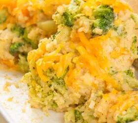 This casserole has the perfect blend of crisp broccoli, fluffy rice, and melty cheddar cheese and is just irresistible