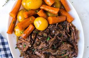 If you're looking for an extremely good pot roast, this is great for cold weather & takes just 1 pot