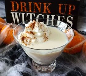 Stir up some of this delicious pumpkin pie martini this Halloween