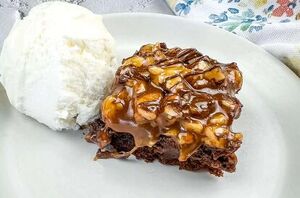 These turtle brownies are so good, they should be outlawed