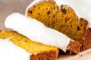 This bread practically melts in your mouth (& the cream cheese frosting is delicious!)