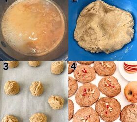 soft and chewy apple cider cookies recipe, steps 1234