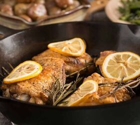 Lemon Chicken Thighs | Baked Lemon Chicken Thigh Recipe