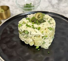 Pesto Peas & Potato Chicken Salad